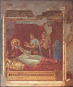 Isacco respinge Esaù, atribu�do à Giotto di Bondone (1290-1295)